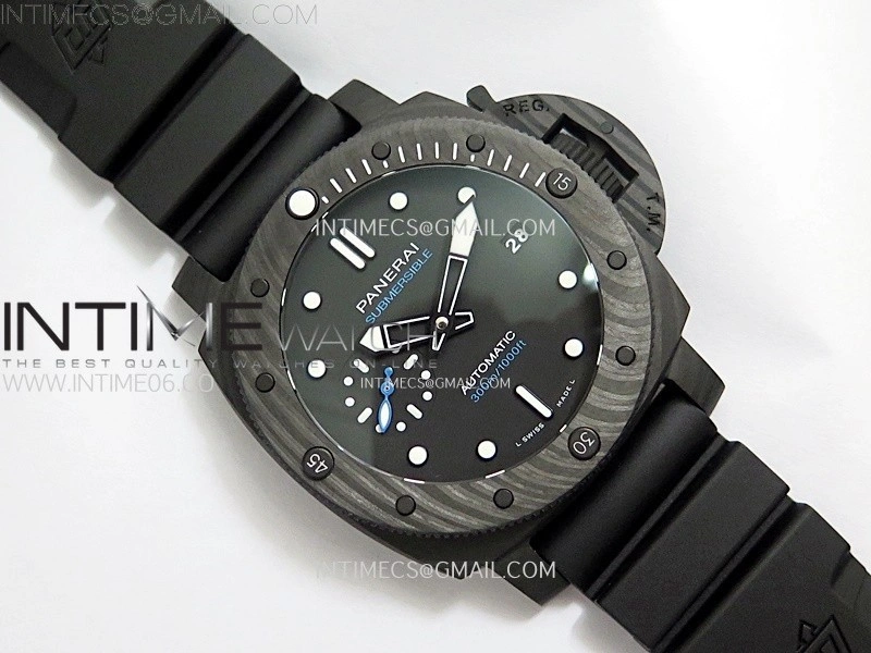 PAM2231 Carbotech 42mm VSF Best Edition Black Dial on Black Rubber Strap P.900 Super Clone